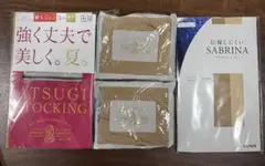 ストッキング　5足　M～Lサイズ　ベージュ