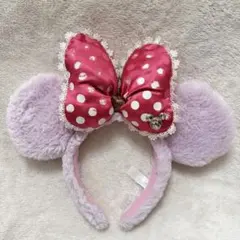 東京ディズニーリゾート ミニーマウス ドット フリルリボン カチューシャ