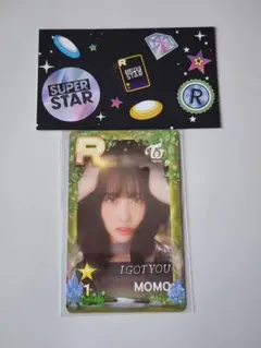 TWICE MOMO SUPERSTAR JYP 4周年記念 リアルカード - メルカリ