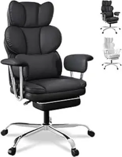 ゲーミングチェア オフィスチェア 155度リクライニング PUレザー 社長椅子