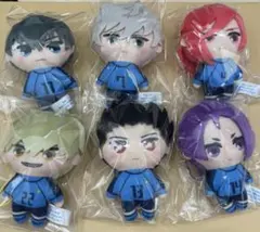 ブルーロック　ガシャポン　ぬいぐるみ　6体セット