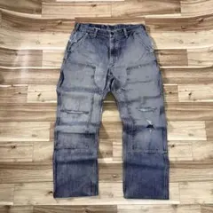 36×34 極上フェード リアルクラッシュ Carhartt 雰囲気抜群