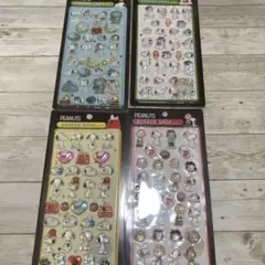 スヌーピーBONBON DROP シールセット 4枚　ボンドロ