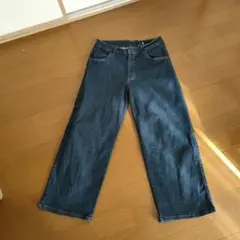 ブーツカットデニム・ダークブルー