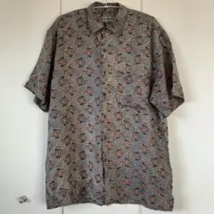 ROBERT STOCK シルク100%シャツ