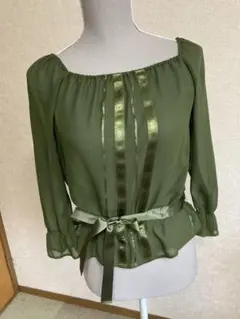 ナチュラルビューティーのシースルーブラウス 新品