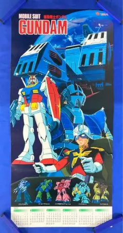 機動戦士ガンダム ポスター B2 1979年 安彦良和 大河原邦男 ① - メルカリ