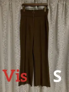 ハイウエストセミフレアパンツ