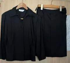 KUMIKYOKU SiS 黒のジャケットとスカートのセット