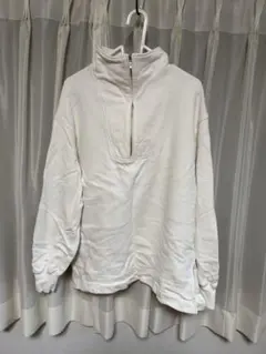 AMERICAN HOLIC ハーフジップ スウェット ホワイト M