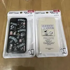 【未開封】スヌーピー　iPhone 7/8用ソフトケース　２個