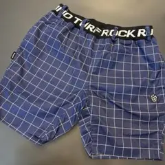極美品】ラッセルノ ゴルフ ハーフパンツ 6 XL 紺 オレンジ編み上げ