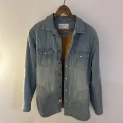 ベイフロー BAYFLOW ボア付き アウター ジャケット デニム柄 古着