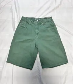 old guess ジョーツ　デニム　ハーフパンツ　グリーン　USA製　古着のサムネイル