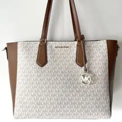 【極美品】MICHAEL KORS トートバッグ MK シグネチャー A4