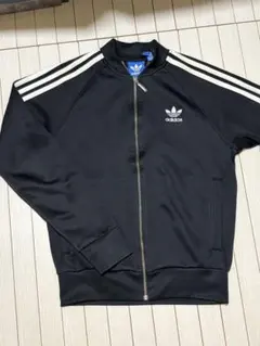 adidas 黒/白 ジャージ atp型 万国旗 L オールド アディダス 美品