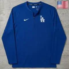 【美品】2023年製 NIKE ドジャース 選手着用モデル ハーフジップ