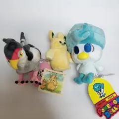 ポケモン　ぬいぐるみ 3体セット　ポケセン限定