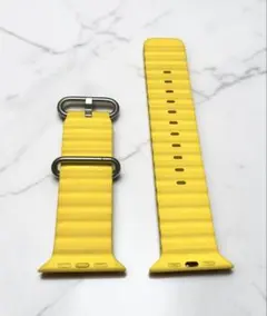 Apple Watch 純正　オーシャンバンドイエロー 49mm