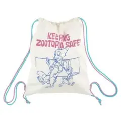 ディズニーストア　ズートピア　巾着袋バッグ　ナップサック
