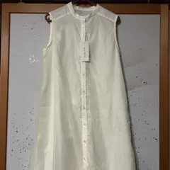 Robe glacer ノースリーブ ロングシャツワンピース ホワイトのサムネイル