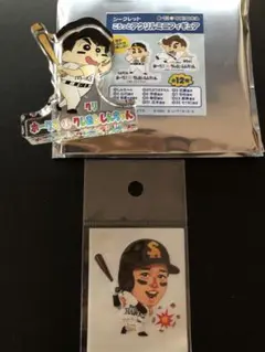 ホークス　クレヨンしんちゃん　ころっとアクリルミニフィギュア　フェイスシール