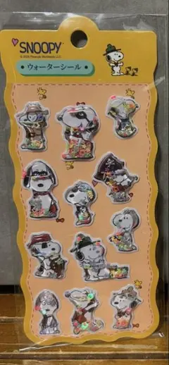 y*u様 スヌーピー ウォーターシール 12枚入り