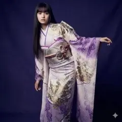 振袖フルセット　高身長　手絞り　やまと　金彩成人式振袖　振袖　裄丈69