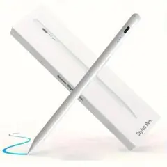 【新品】タッチペン スタイラスペン iPadなど スクリーン　ホワイト
