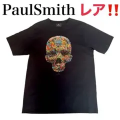 美品✨️Paul Smith スカルプリント 半袖Tシャツ Lサイズ 綿100%