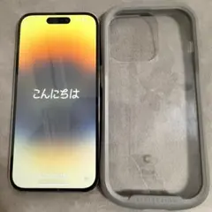 iPhone 14 Pro 128G ゴールド iFace付き