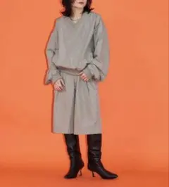 CITYSHOP ジップジャンプスーツ グレー38 - メルカリ