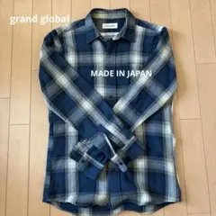 grandglobal ネルシャツ　日本製　MADE IN JAPANのサムネイル