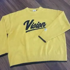 VISION STREET WEAR イエロー セーター M
