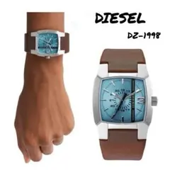 動作品 DIESEL 腕時計 DZ4067 白文字盤 シルバー 本体 アナログ - メルカリ