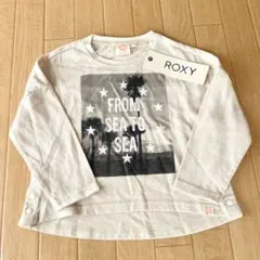 ロキシー　長袖　キッズ　100 ドロップショルダー　90 プリントTシャツ