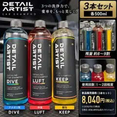 DETAIL ARTIST 3PH洗車SET LUFT KEEP DIVE - メルカリ