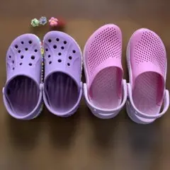最終　Crocs クロックスサンダルセット C11とC13