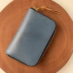 新品 栃木レザー ラウンドジップ キーケース 本革 スマートキー 車