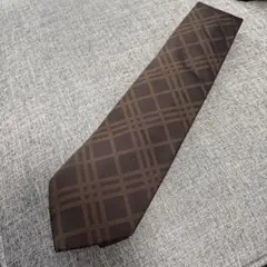 BURBERRY BLACK LABEL ブラウン チェック ネクタイ