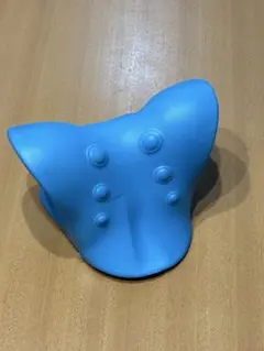 ネックピロー 首枕 肩甲骨 ストレートネック ストレッチ 肩こり解消 ブルー