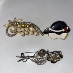 ブローチ 3点セット まとめ売り