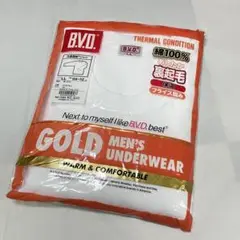 長袖Tシャツ　B.V.D. ゴールド　ホワイト/LLサイズ K2591810