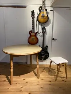 希少 太平winds ナチュラル 丸テーブル 飛騨家具 コーヒーテーブル カフ