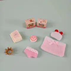 ピンク系　赤ちゃん小物セット　パーツ付属品　シルバニアファミリーまとめ売り