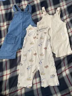 H&M サロペット　カバーオール　3点　セット