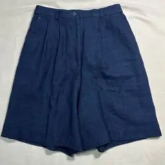 チェック柄　キュロット　ハーフパンツ