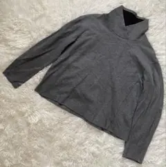 GEORGES RESHグレー ハイネック トップス 長袖38(M)