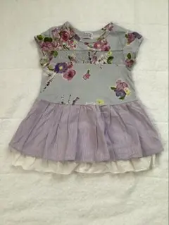 【美品】hakka baby 花柄ワンピース 80cmのサムネイル