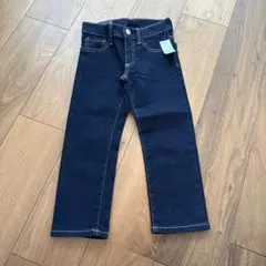 Gapkidsギャップストレートデニムパンツ濃紺　105cm4歳新品未使用タグ付